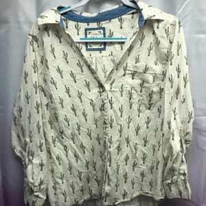 Cactus button down